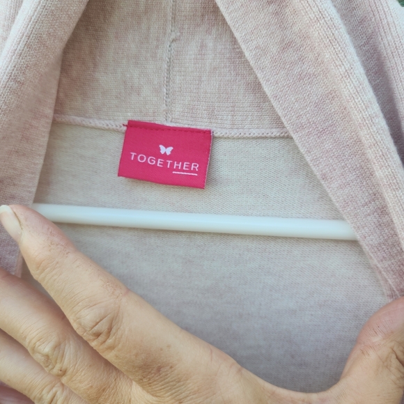 Together Blush Knit Cardigan - Picture 3 of 7